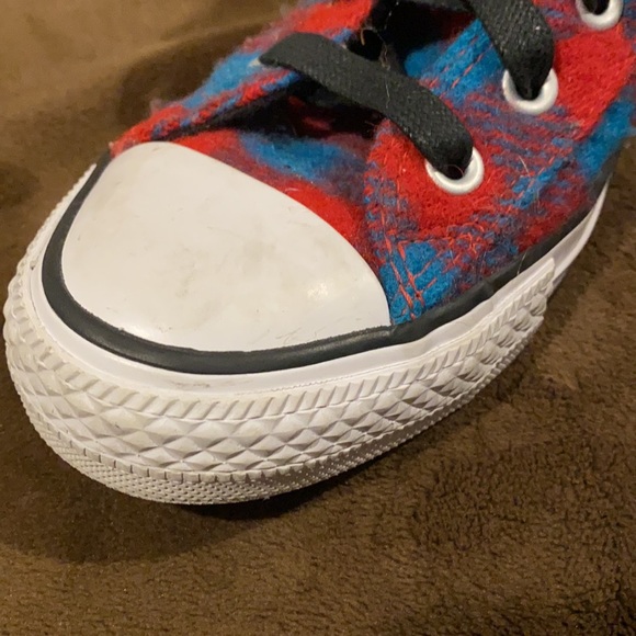 Converse X Woolrich, Plaid Hightop Chuck Taylor. Women’s 8 - Picture 8 of 9
